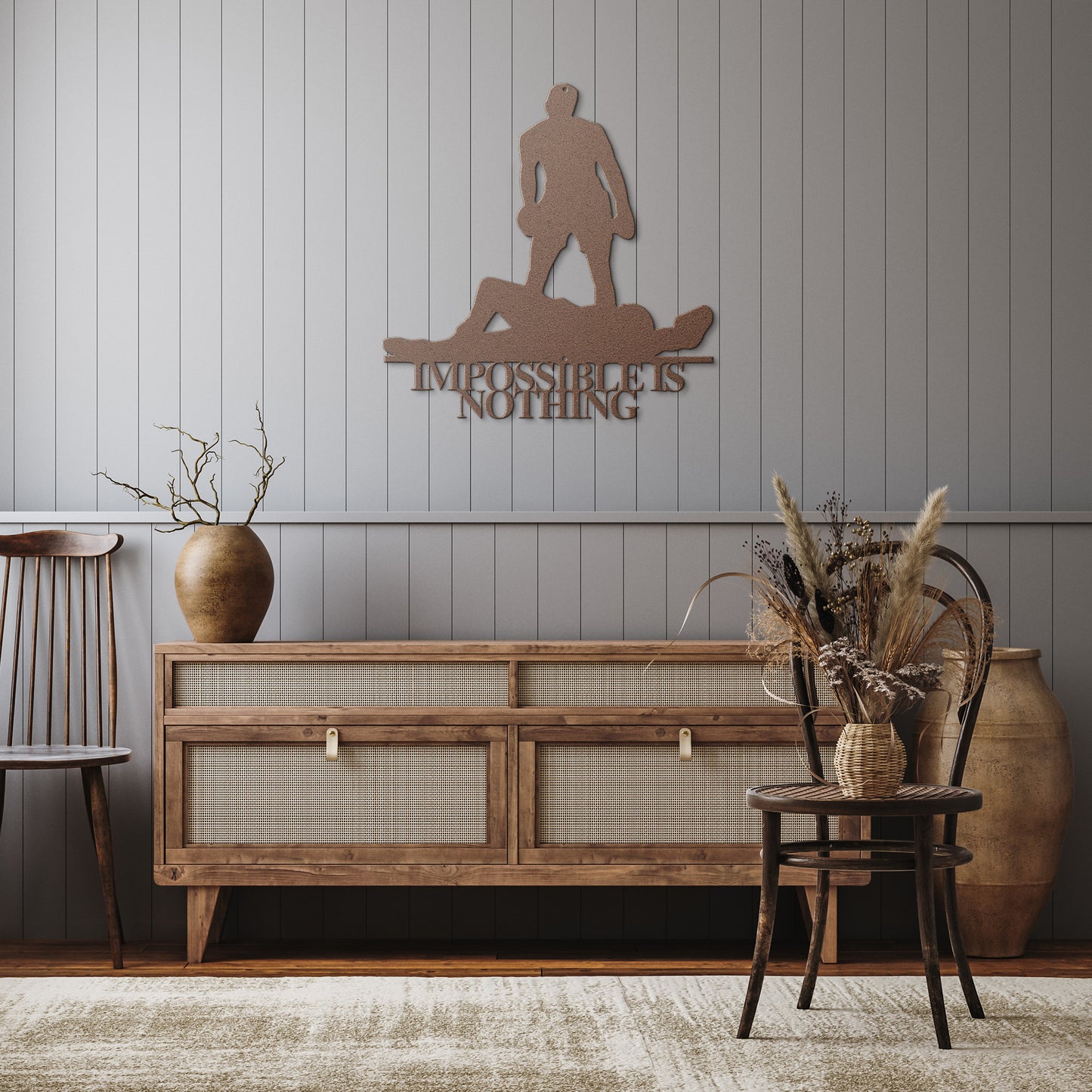 Impossible is Nothing - Metal Wall Art