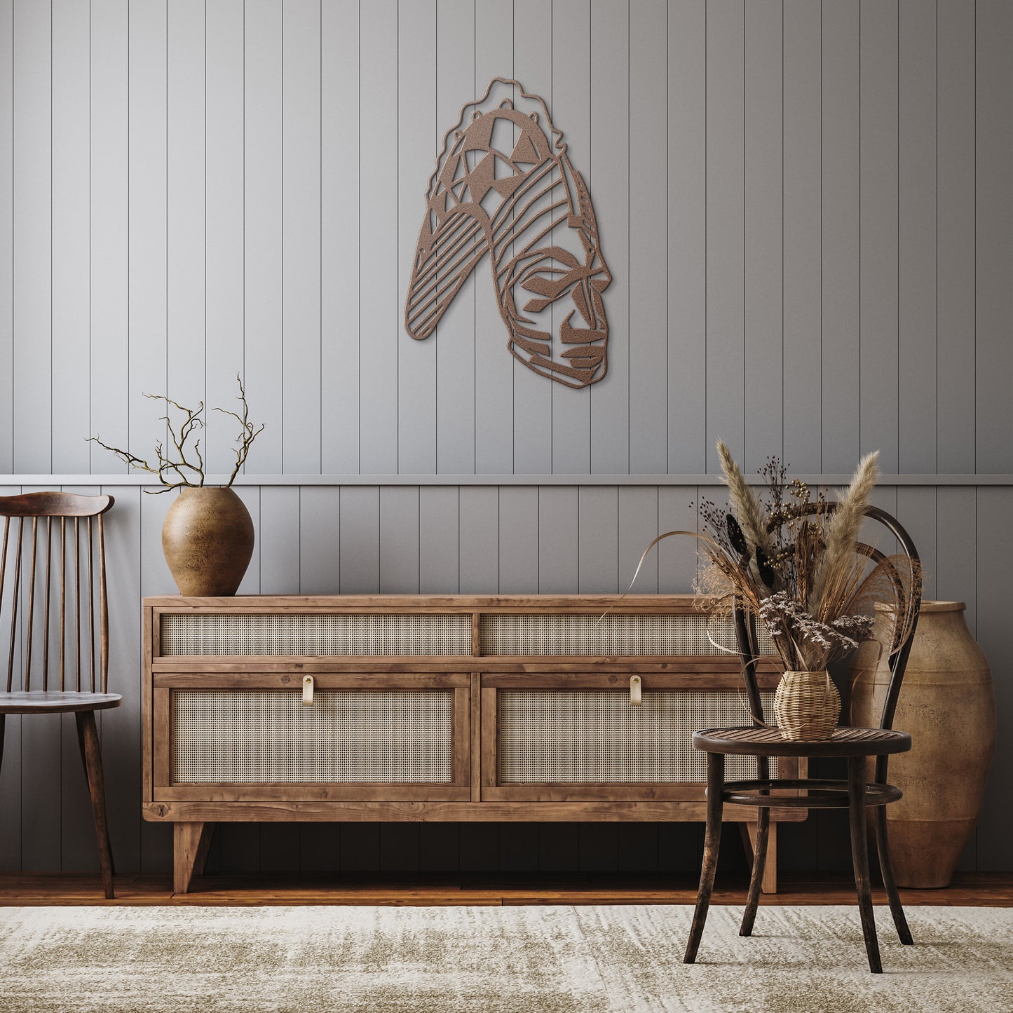 Esu Elegba - Yoruba Guardian of Paths Metal Wall Art
