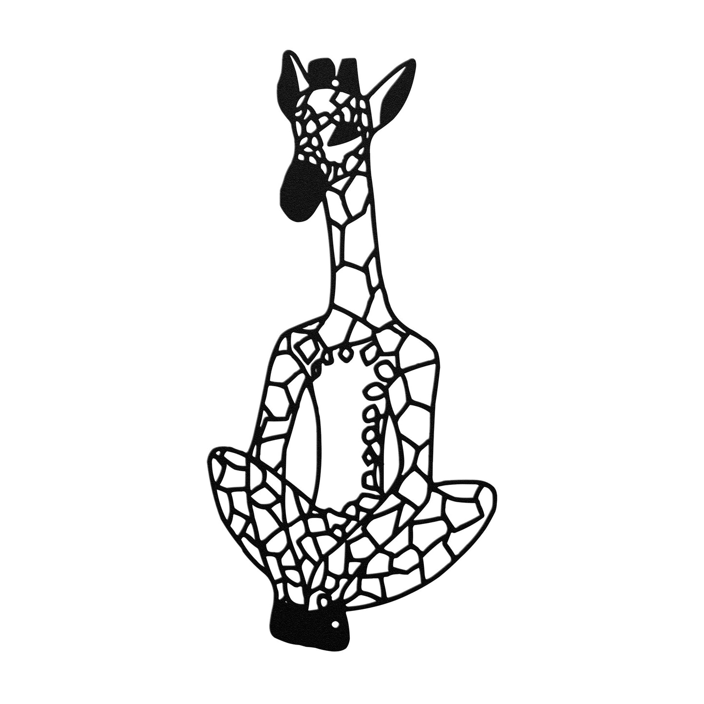 The Giraffe Yogi - Meditation Wall Art