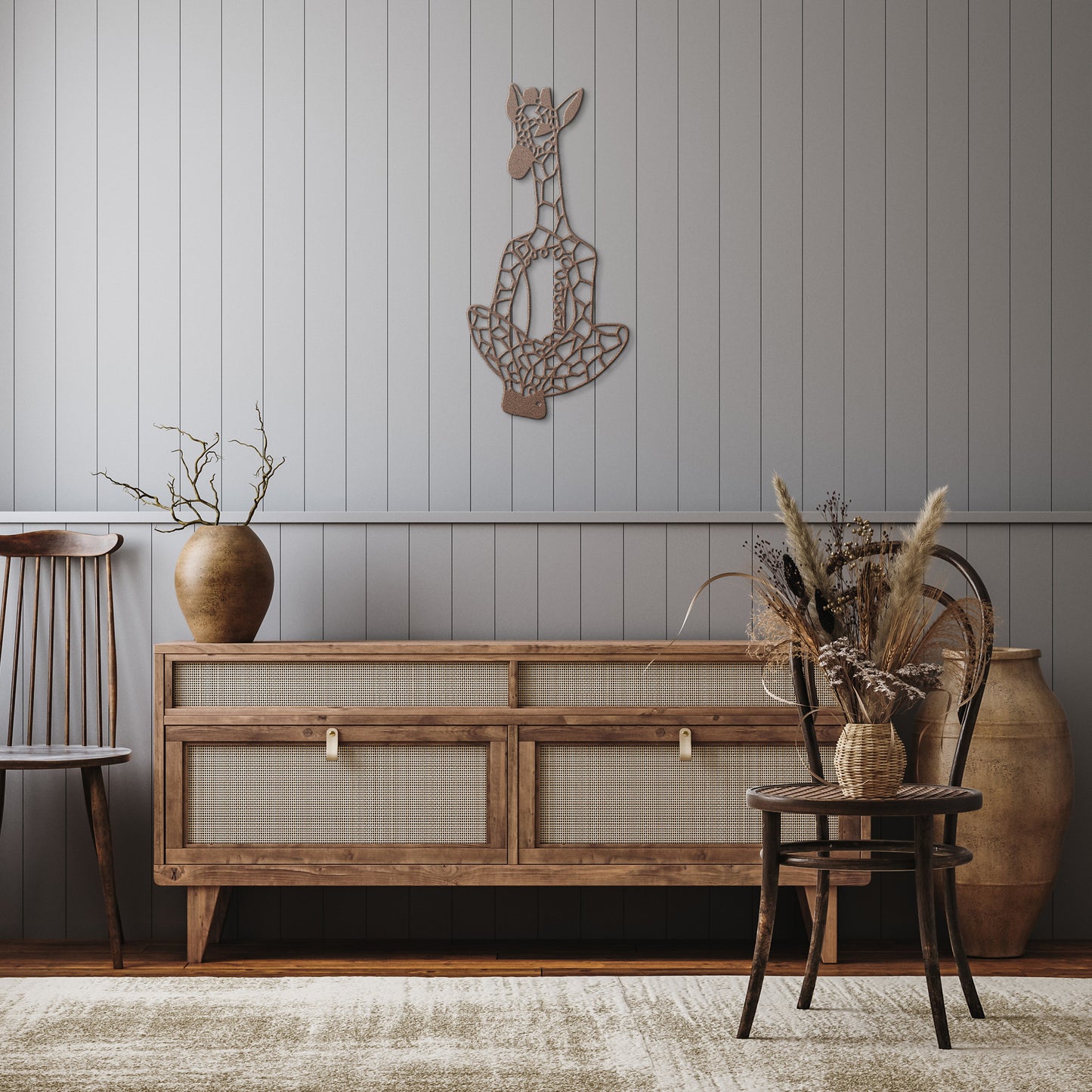 The Giraffe Yogi - Meditation Wall Art
