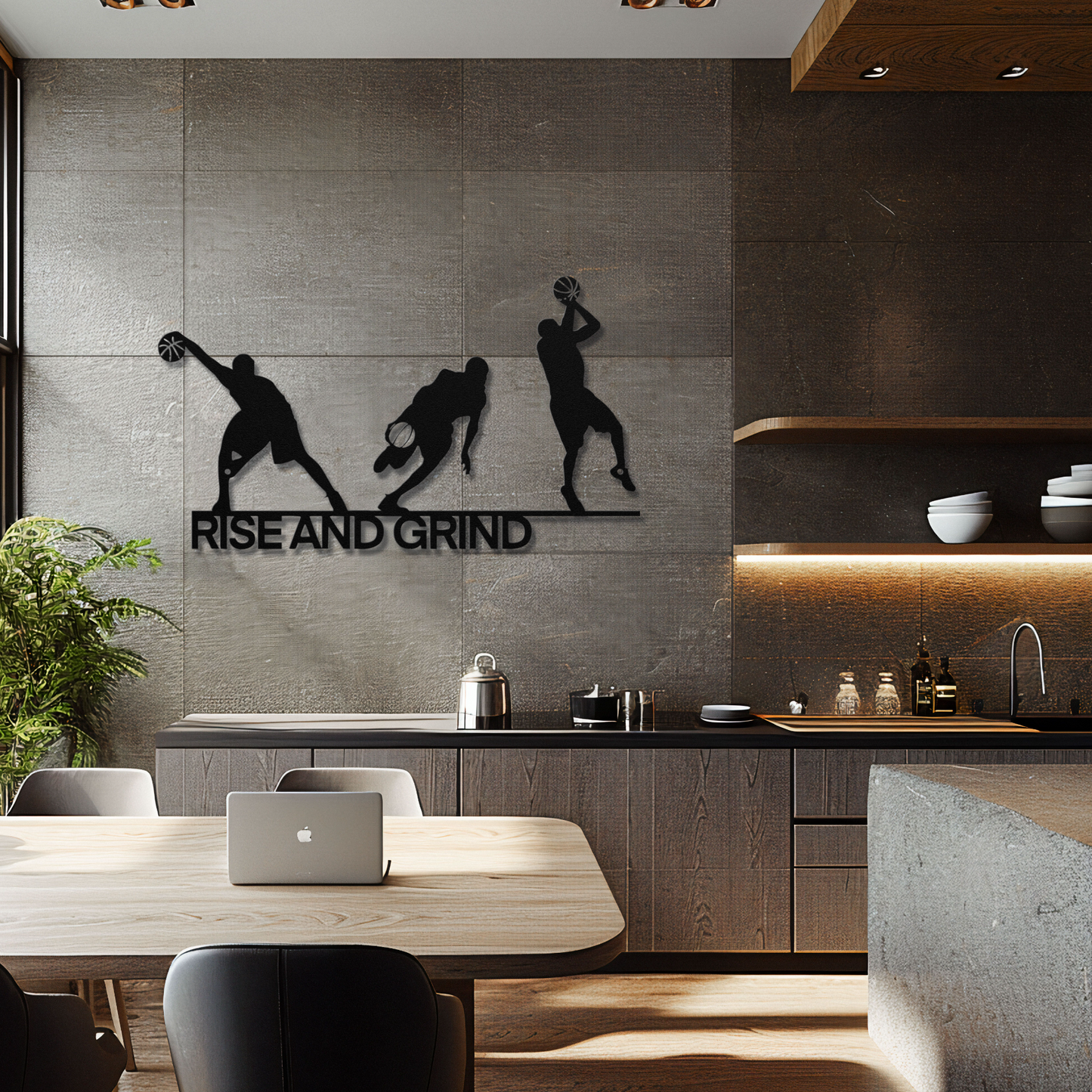 Rise & Grind – Metal Art